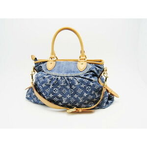 Louis Vuitton Monogram Denim Neo Cabby Blue
